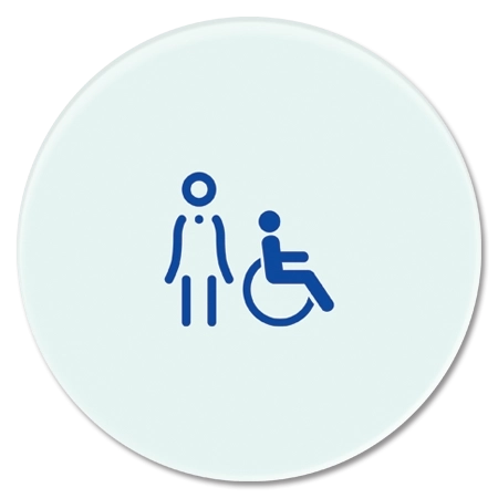 California Code Female Sign w/Female & ISA Symbols