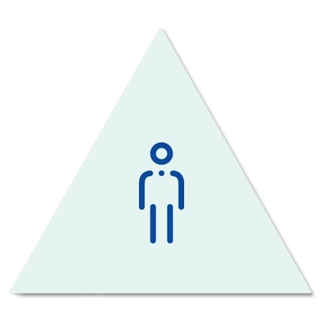 California Code Male Sign w/Symbol