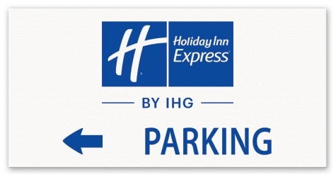 Directional Parking Sign w/Arrow