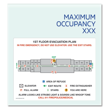 Maximum Occupancy Evacuation Plan