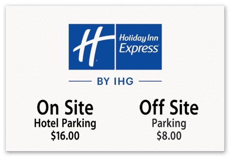 On Site/Off Site Parking Sign