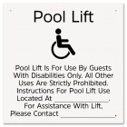 Pool Lift Instructions w/ISA Symbol