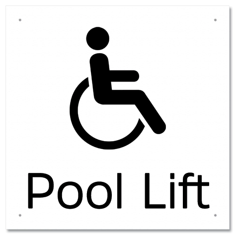 Pool Lift w/ISA Symbol