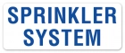 Sprinkler System Label