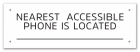 State Pool Sign - Accessible Phone
