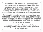 State Pool Sign - Beach Rules - Illinois Compliant
