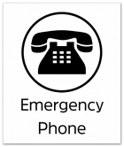 State Pool Sign - Emergency Phone - Illinois Compliant