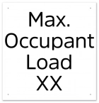 State Pool Sign - Max Occupancy - California