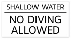 State Pool Sign - No Diving