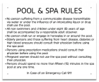 State Pool Sign - Pool and Spa Rules - Wyoming Compliant