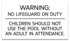 State Pool Sign - Pool Rules - Arkansas Complaint
