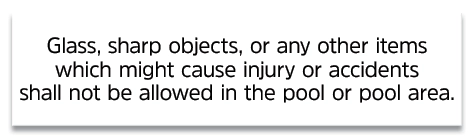 State Pool Sign - Sharp Objects - Tennessee Compliant