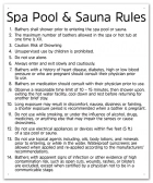 State Pool Sign - Spa Rules - DC Compliant