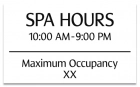 State Pool Sign - Spa Rules - Georgia Compliant