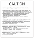 State Pool Sign - Spa Rules - Maryland Compliant