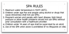 State Pool Sign - Spa Rules - New Mexico
