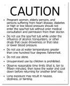 State Pool Sign - Spa Rules - Ohio Compliant