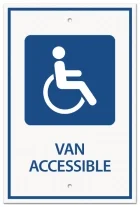 Van Accessible Parking w/ISA Symbol