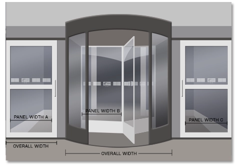 Vinyl Graphics for Holiday Inn ExpressRevolving/Hinged Door