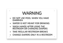 Pool Signs