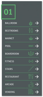 10-Line Directional w/Floor ID