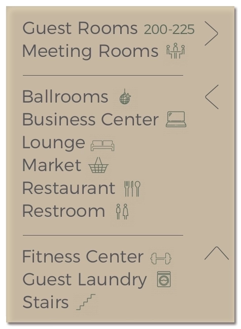 11-Line Directional Sign w/Symbols