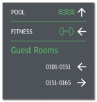 2-Line Directional w/Guest Rooms