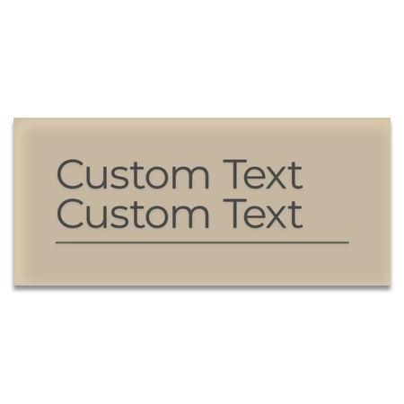 2-Line General Information Sign