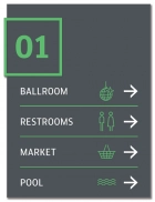 4-Line Directional w/Floor ID