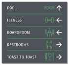 5-Line Directional w/Symbols