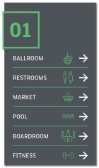 6-Line Directional w/Floor ID
