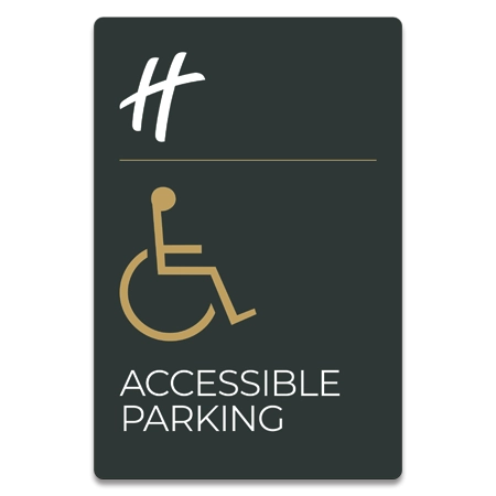 Accessible Parking Sign w/ISA Symbol