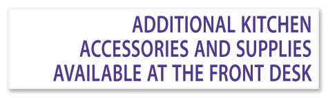 Additional Kitchen Accessories Sign