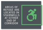 Area of Refuge Sign - Dynamic ISA Symbol