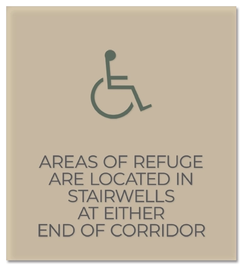 Area of Refuge Sign - ISA Symbol