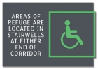 Area of Refuge Sign - ISA Symbol