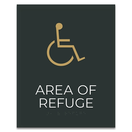 Area of Refuge Sign - ISA Symbol