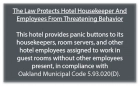 CA Housekeeper Protection Notice - 8 Pack - Self Adhesive