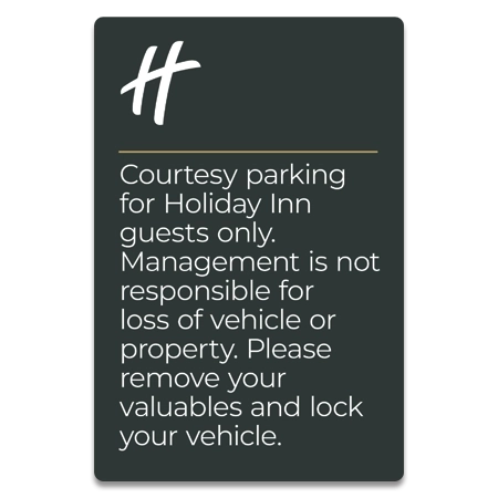 Courtesy Parking Sign