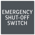 Emergency Shut-Off Switch Sign