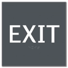 "Exit" Egress Sign - CA Compliant