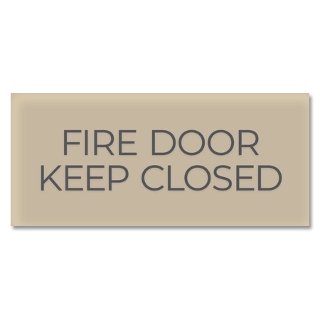 Fire Door Keep Closed/Do Not Block Sign