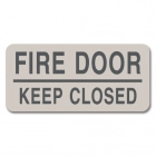 Fire Door - Keep Closed Label - 4 Pack