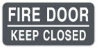 Fire Door - Keep Closed Label - 4 Pack