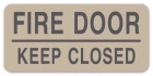 Fire Door - Keep Closed Label - 4 Pack