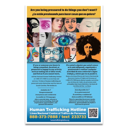 Human Trafficking Sign - SC Compliant