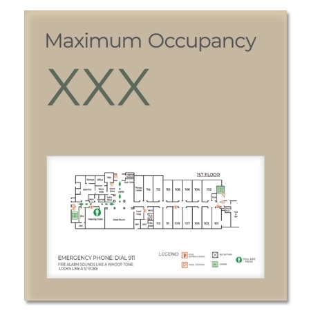 Maximum Occupancy Evacuation Plan