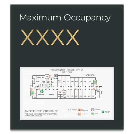 Maximum Occupancy Evacuation Plan