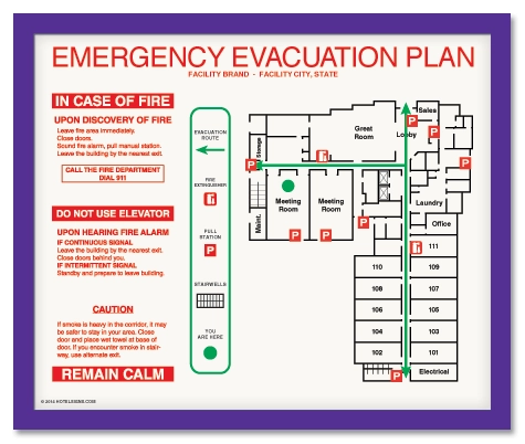 Meeting Evacuation Plan w/Border