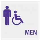 Men Sign w/Male & ISA Symbols